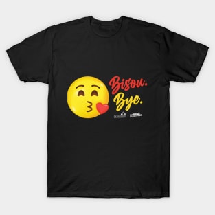 Le tout nouveau t-shirt DEEP STEAK - Bisou Bye ! - Foncé T-Shirt